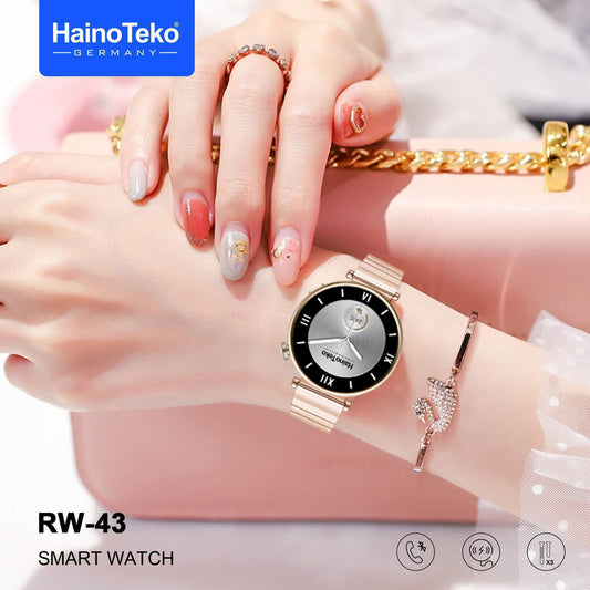 RW-43 HainoTeko Ladies' Smart Watch with Free Bracelet