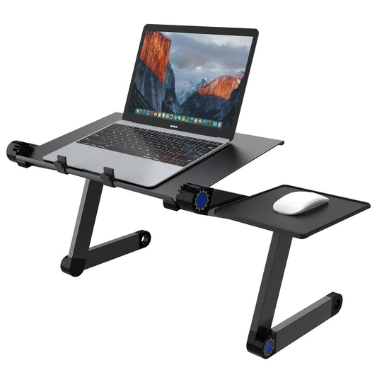 Portable Adjustable Lap Table with Mouse Pad